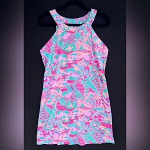 Banana Boat Pink and Blue women’s Swim Beach dress. boating Resortwear vaca